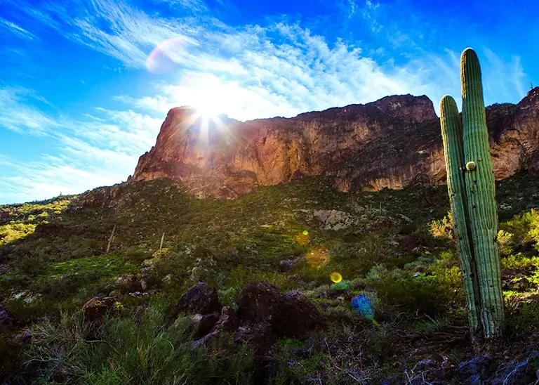 Picacho Peak State Park Tucson Day Trip Solana SPanish Villas Vacation Rentals