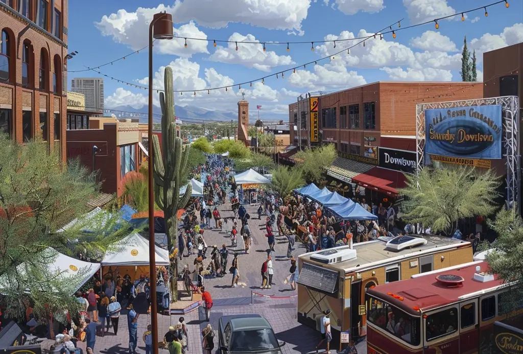 2nd Saturdays Downtown Tucson Festivals Events near Solana Spanish Villas