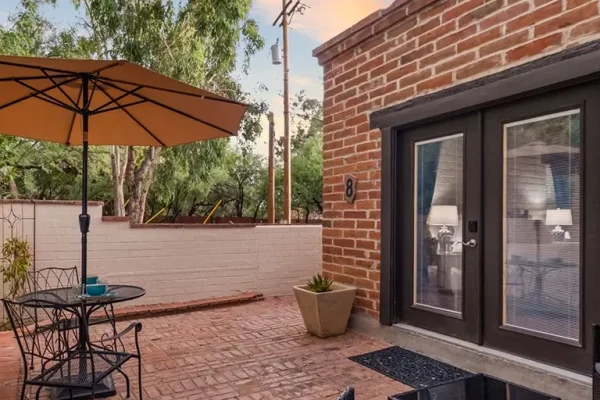 Private Patio Casita 8 add to Villa 5 Solana Vacation Rental Tucson