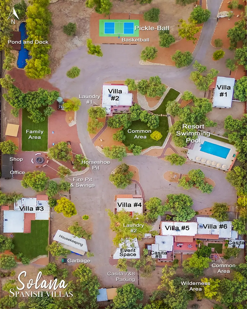 Solana Spanish Villas Map Events