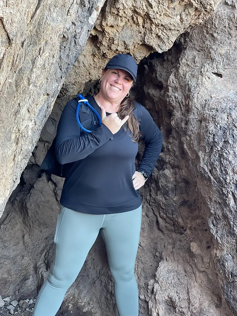 Danielle Solana Hiking Mount Lemmon