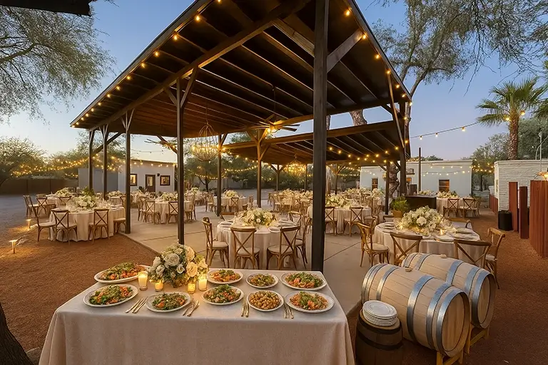 Solana Guest Ranch Wedding Reception Tucson