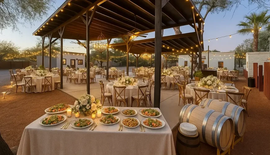 Top Outdoor Wedding Venues Tucson AZ Solana Guest Ranch Spanish Villas