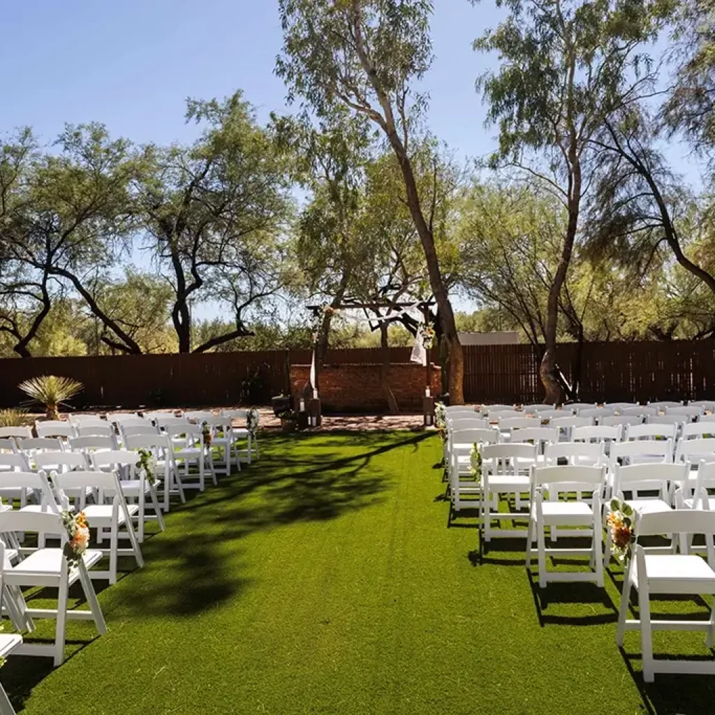 Solana Guest Ranch Lawn Wedding Tucson