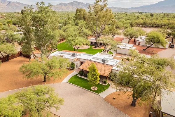 Solana Guest Ranch Wedding and Events Venue Property Drone Shot