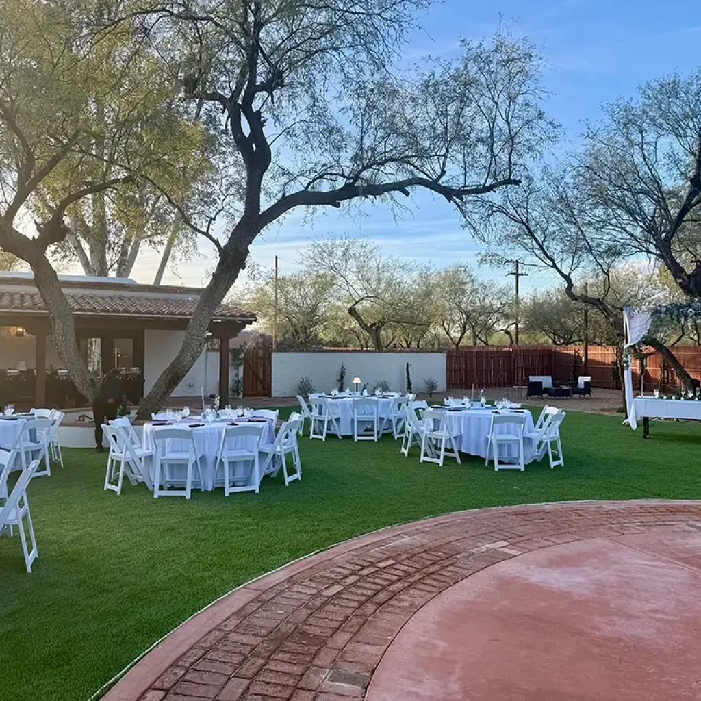 Courtyard wedding venue tucson solana guest ranch