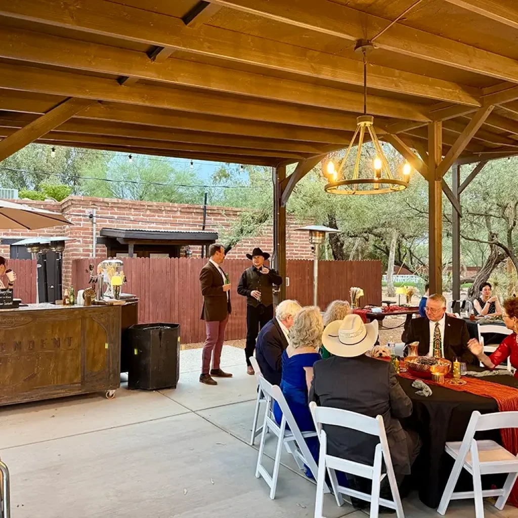 Pavilion wedding venue event space tucson solana guest ranch