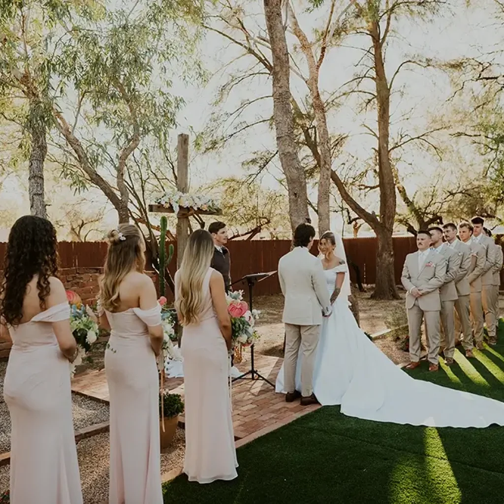 The Lawn at Solana Guest Ranch Wedding Venue Tucson Tanque Verde