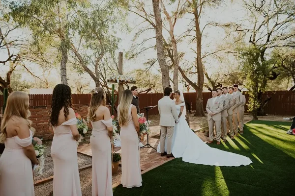 The Lawn at Solana Guest Ranch Wedding Venue Tucson Tanque Verde
