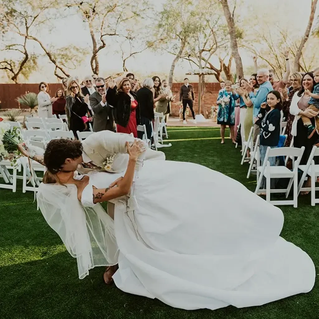 wedding venue with large lawn tucson solana guest ranch