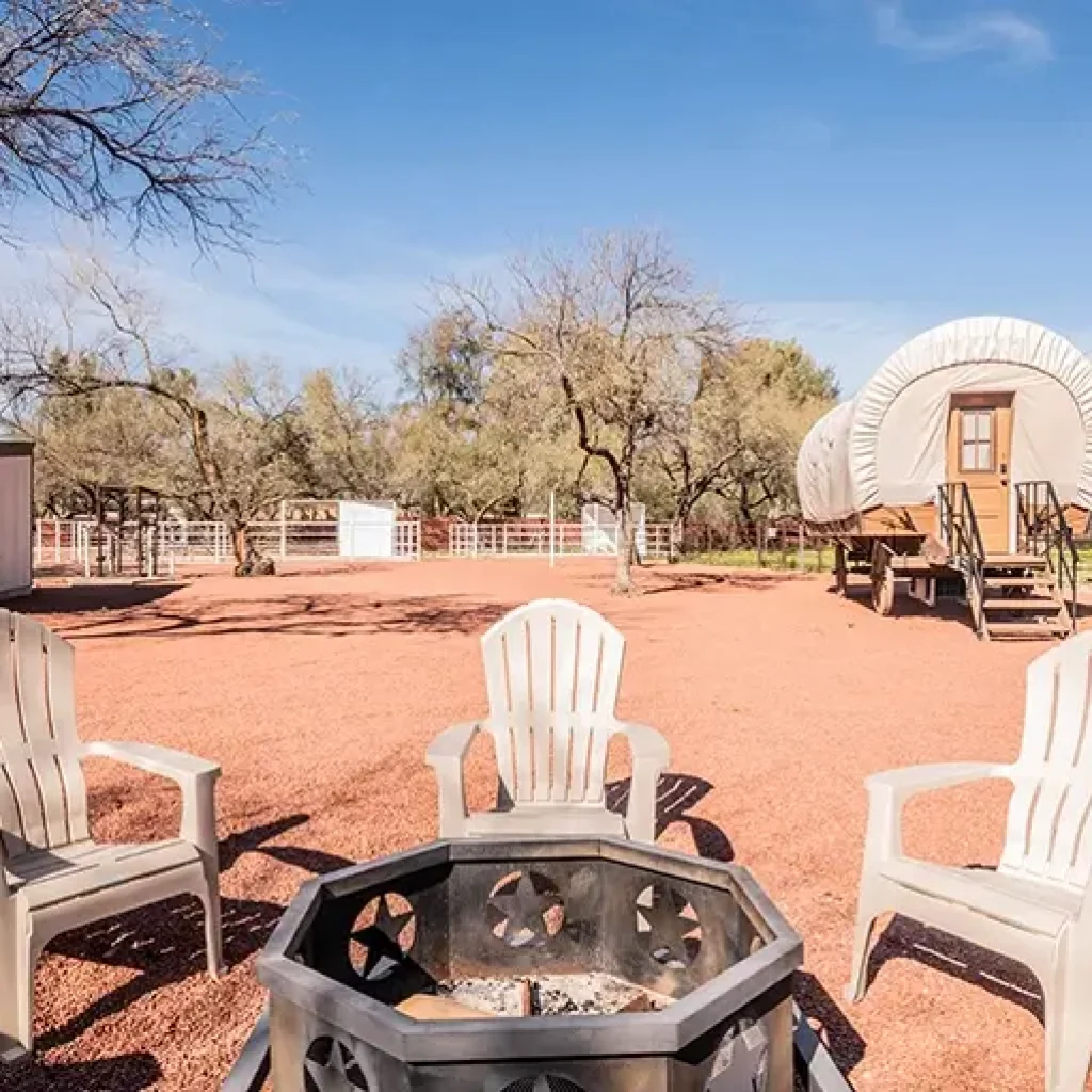 Luxury Glamping Wagons Solana Guest Ranch Authentic Experience