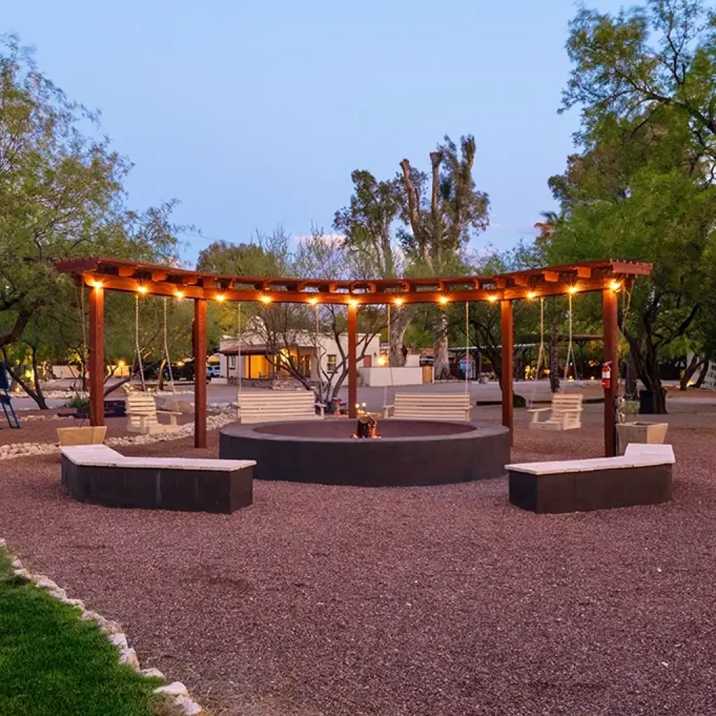 Fire Pit for Camps and Retreats Tucson Solana Guest Ranch