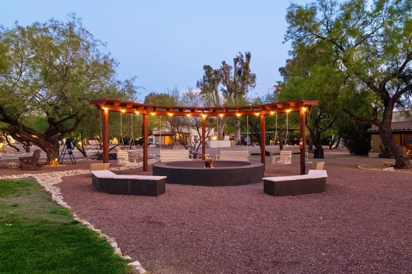 Fire Pit for Camps and Retreats Tucson Solana Guest Ranch
