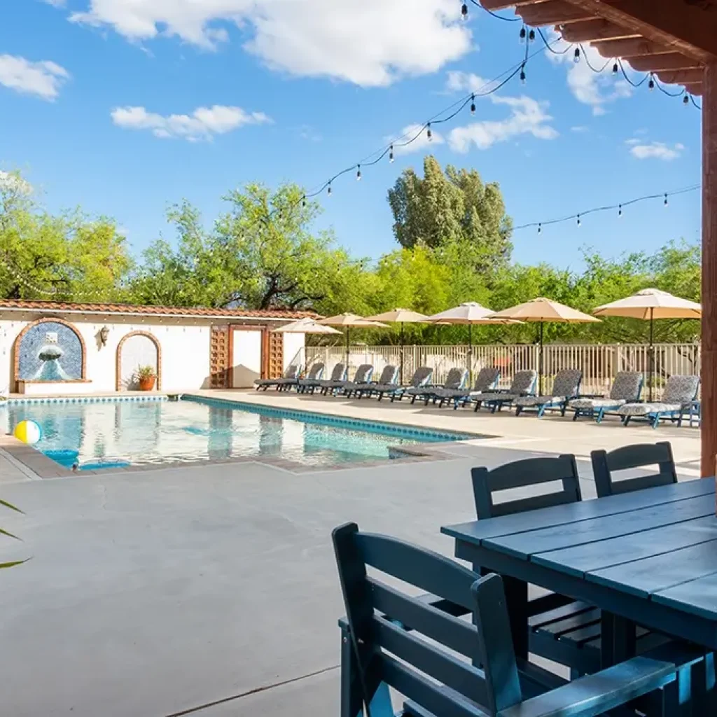 Heated Pool at Solana Guest Ranch Retreats and Camps Tucson
