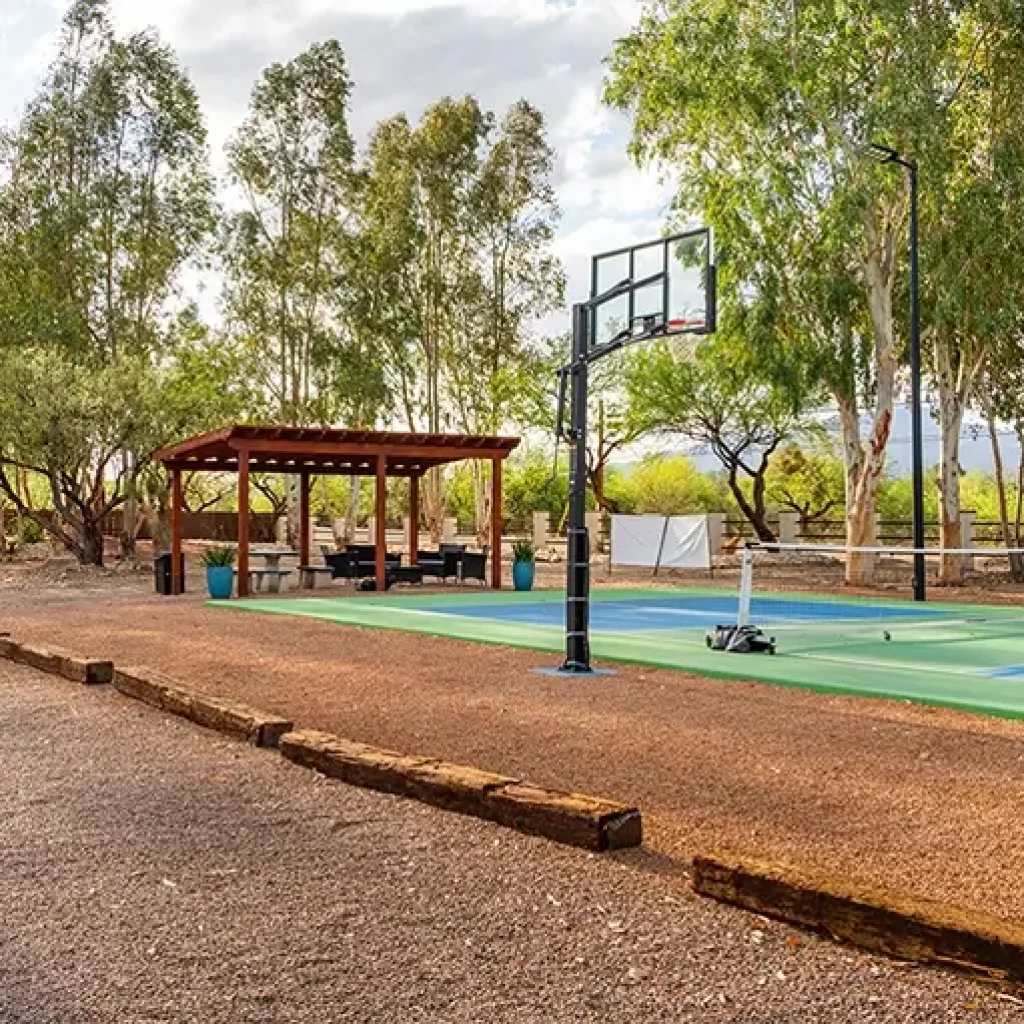 Pickleball_Basketball Court for Retreats and Camps Tucson at Solana Guest Ranch