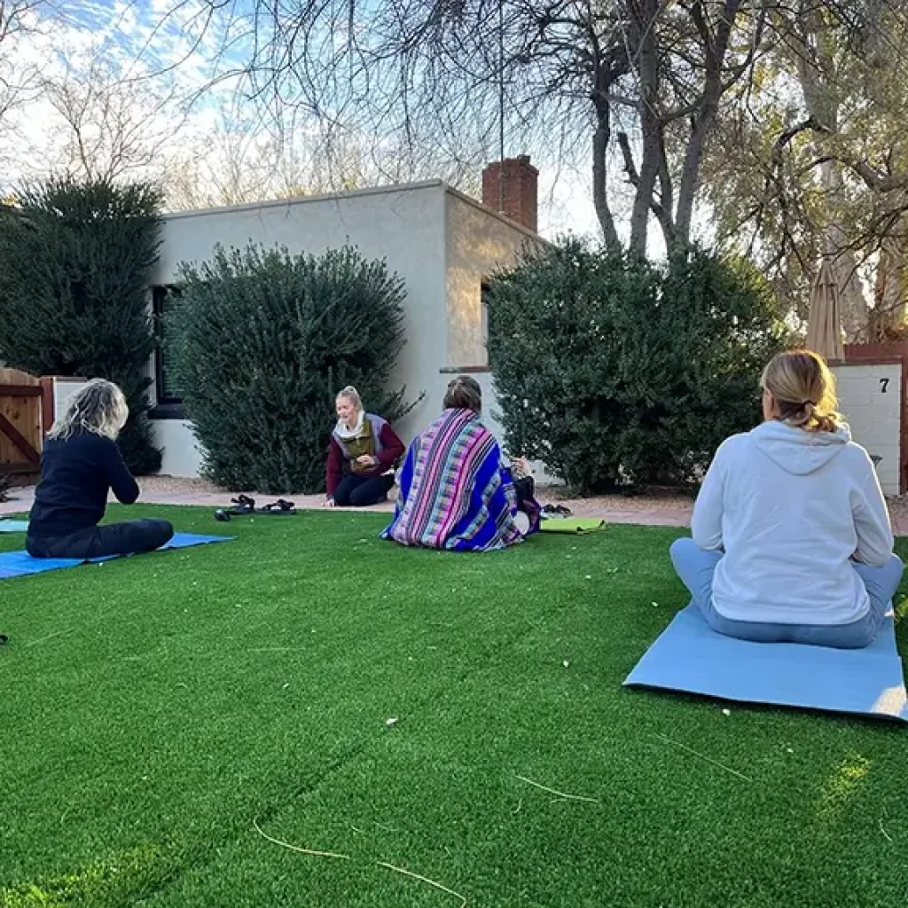 Yoga Courtyard_Solana Guest Ranch & Villas