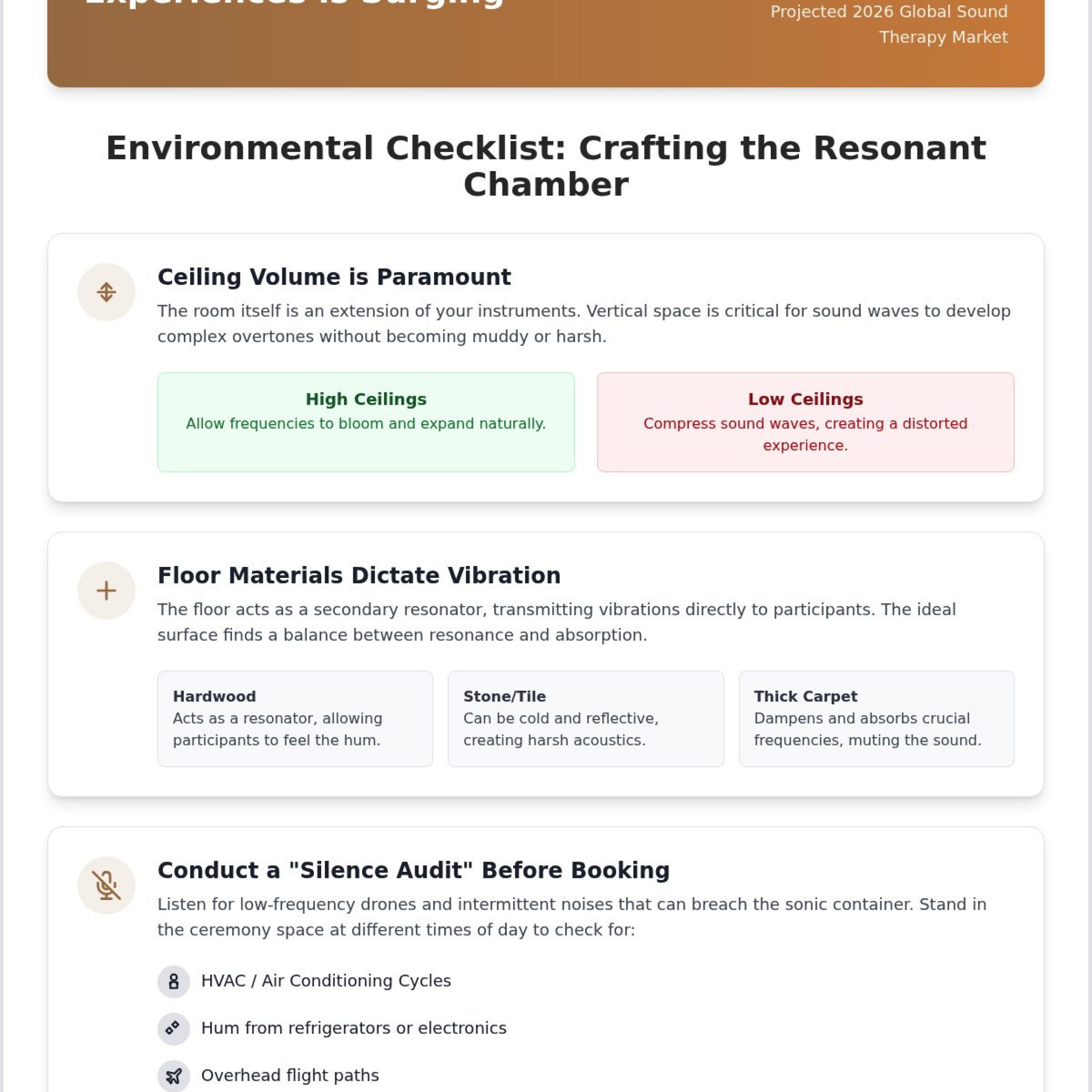 Sound Healing Retreat Planning: The 2026 Venue & Logistics Checklist