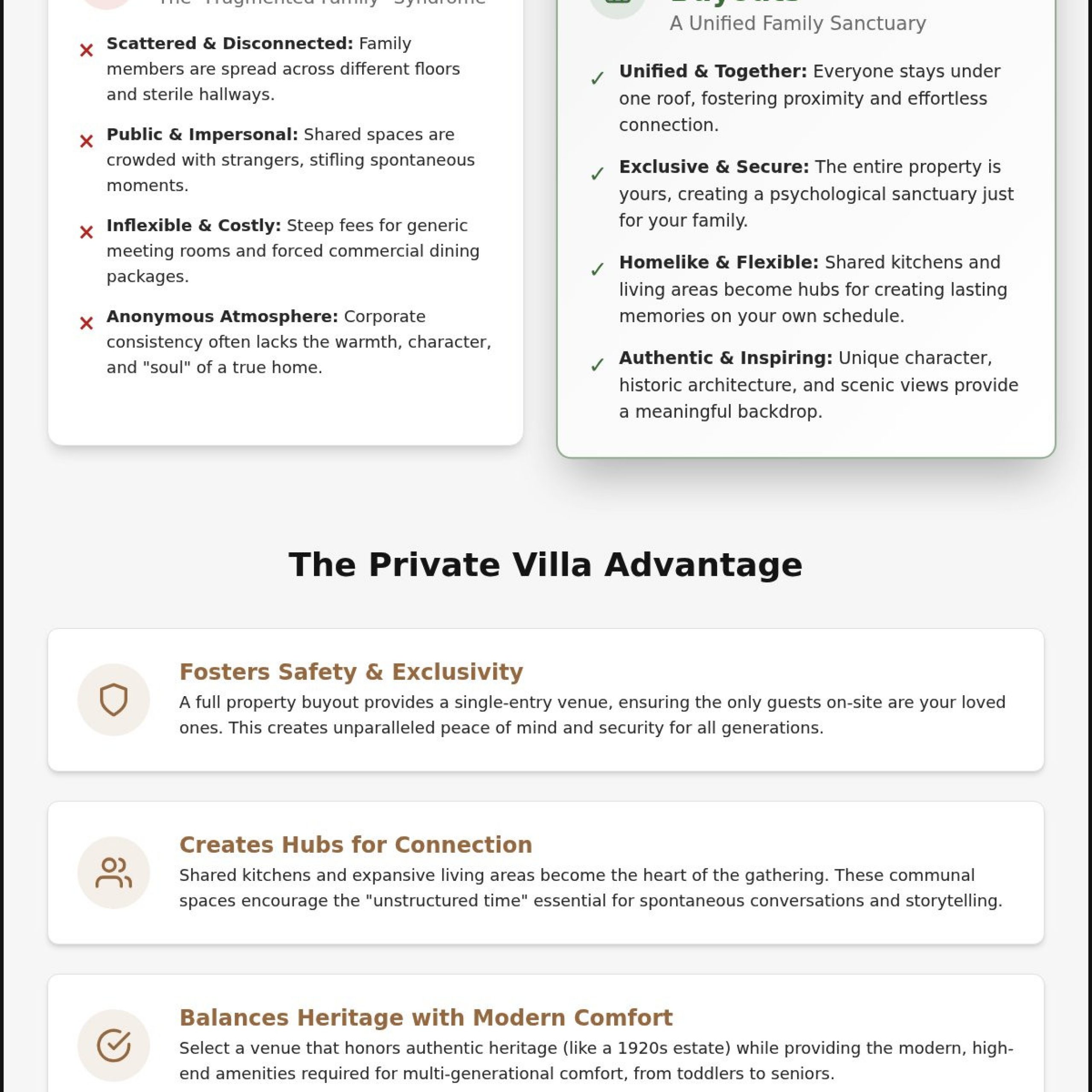 The Definitive Guide to Private Estate Family Reunions: Luxury, Heritage, and Connection