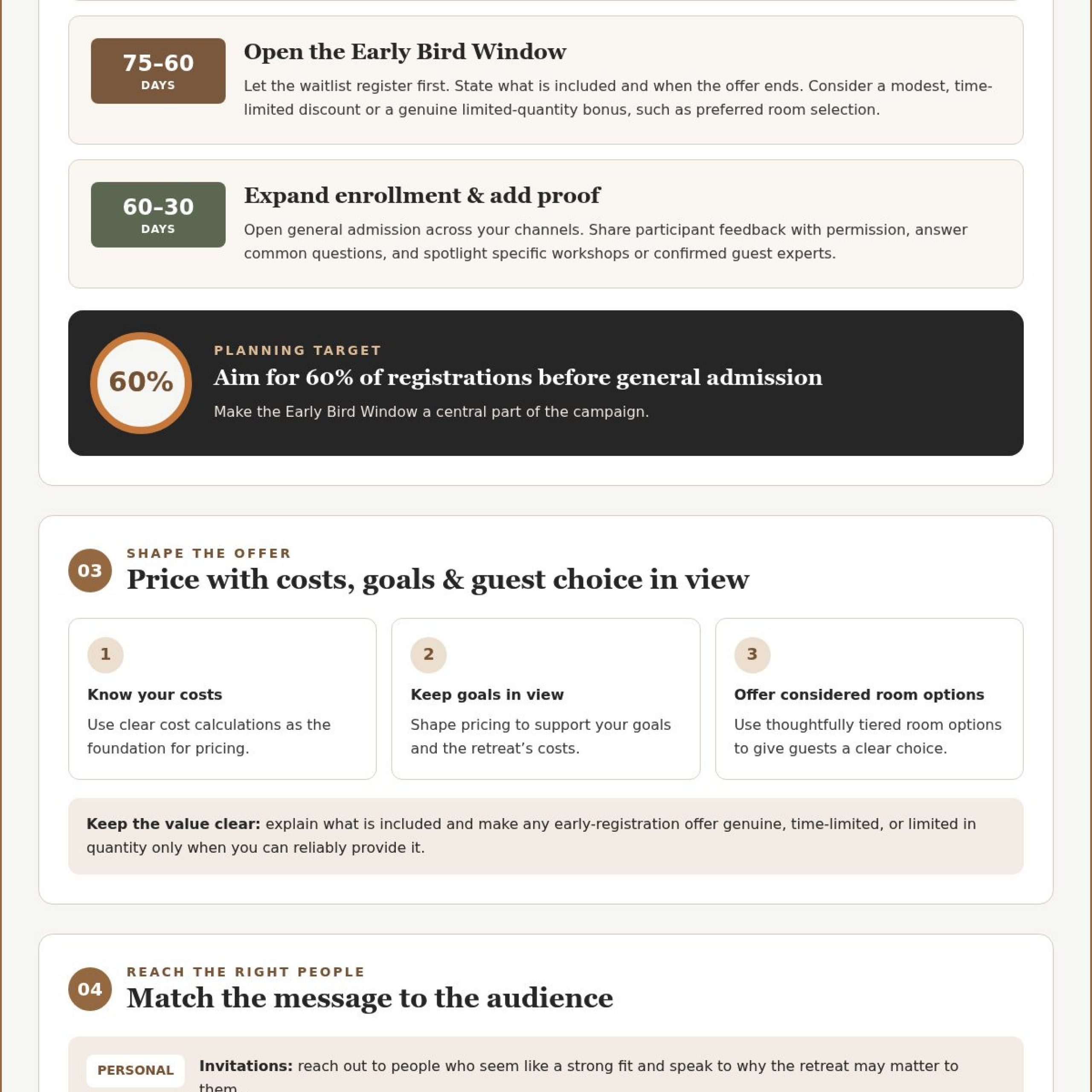 How to Fill a Group Retreat: 2026 Guide for Organizers